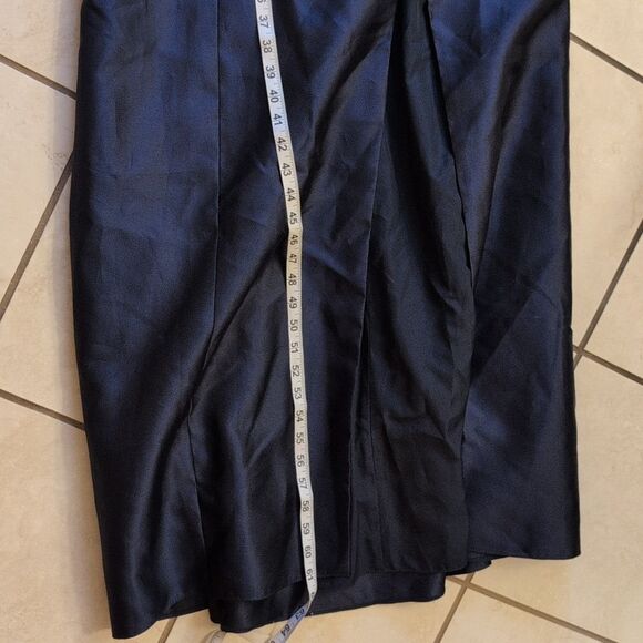 NWT Alfred Sung Maxi Gown Dress Jewel Neck Open Back Bow Size 12 - Picture 11 of 16